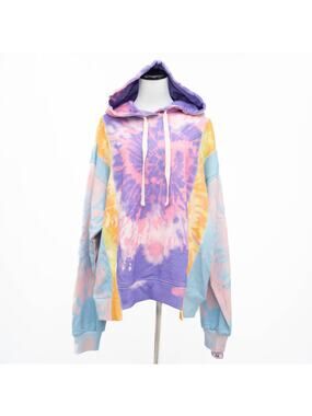 Pistola Tie Dye Kaleidoscope Joey Hoodie Sweatshirt Size Medium